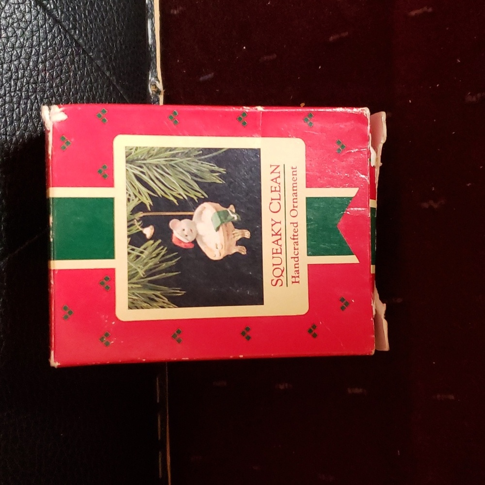 Vintage 1988 Hallmark Christmas Ornaments